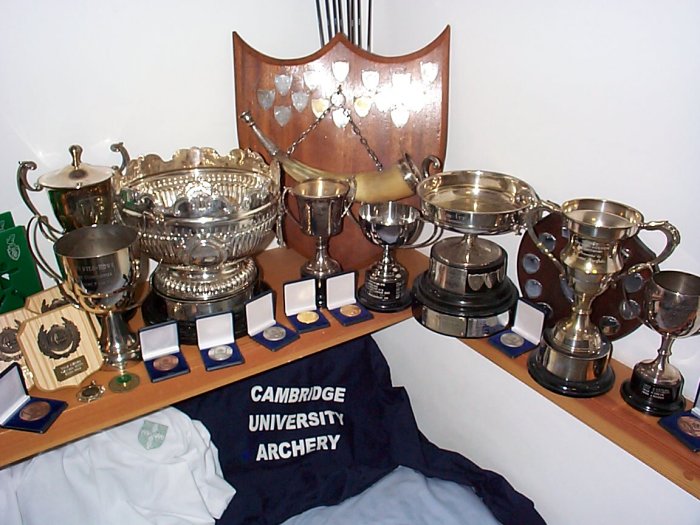 The Club Trophies, includes Rose Bowl and BUSA Indoors